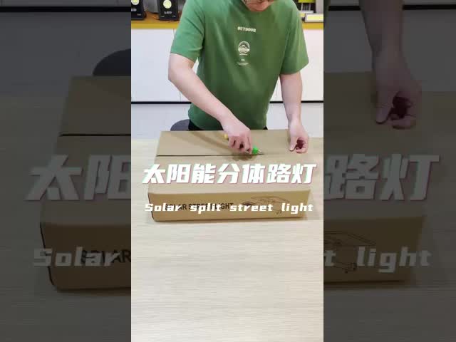 Gray Split Solar Street Light 100W High Power Solar Garden Lights IP65