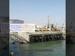 OEM Inflatable Underwater Salvage Air Lift Bags Customized For Caisson