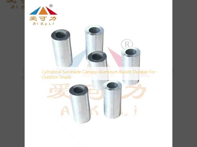 Cylindrical Sunshade Canopy Aluminum Buckle Durable For Outdoor Shade