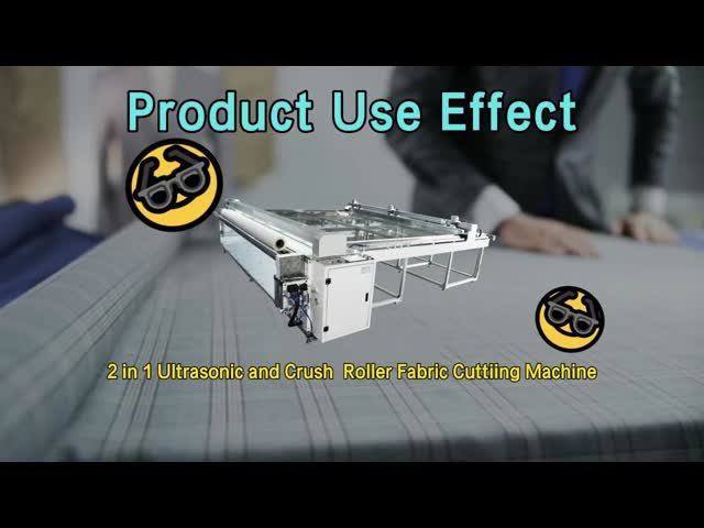 Automatically Roller Blinds Fabric Cutting Machine Two Models Cutting Crush Blade and Ultrasonic Cutting video