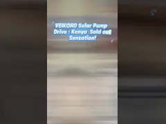 3-Phase Solar Pump Inverter with 99% MPPT Efficiency, Auto Operation, and LCD Status Monitor
