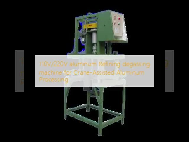 HYDEB Rotary Degassing Machine for Molten Aluminum with ≤5 ppm Oxygen Content, Adjustable Rotor Speed 100-600 rpm & Corrosion-Resistant Graphite Rotor