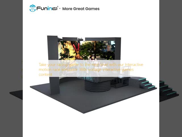Take Your Racing Game To The Next Level With Our Interactive Motion Race Simulator  Ball Screen 380v Interactive Games Content