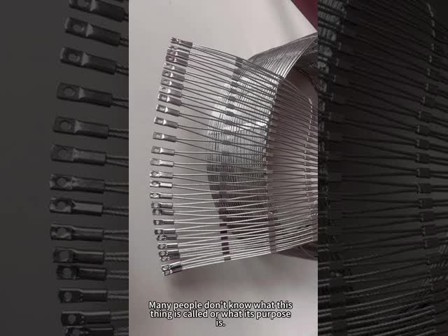 Ferrule Type Stainless Steel Wire Rope Mesh For Safety And Fall Protection