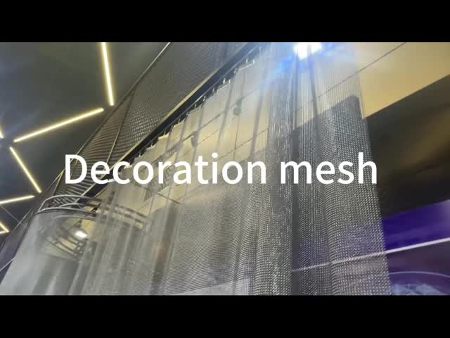 Colorful Decorative Wire Mesh 304 316 316L Architectural Mesh Screen