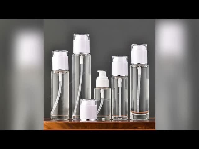 Custom 1oz Clear Bulk Empty Lotion Bottles With Press Pump