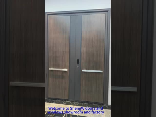 Swing Left Grey Homes Stainless Steel Swing Door House Door Opens Outward Waterproof