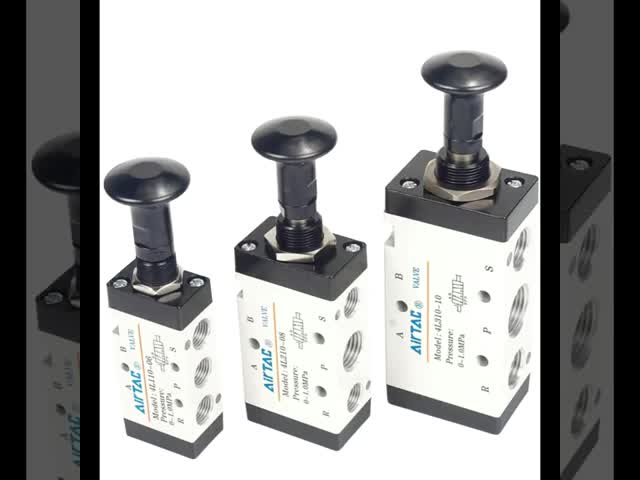 AIRTAC 5/2 Way Push pull Valve ,4L series 1/8