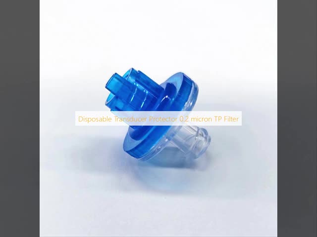 Disposable Transducer Protector with ETO Sterilization and Injection Molding for Hemodialysis and Air Filtration