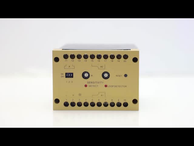 Single Channel Vehicle Loop Detector with 220VAC/12VDC Power Supply 0.35kg Net Weight and -40℃ to +70℃ Operation Temp