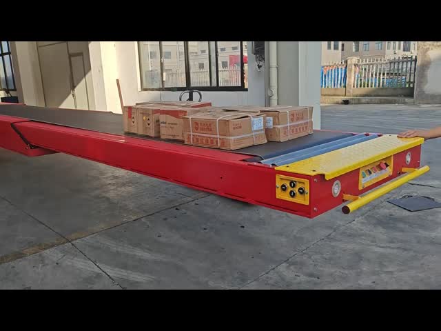 Telescopic Belt Conveyor Fully Automated for powder