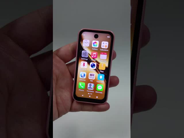 4+64GB Android 12.0 SOYES Q333 Small Phone 2000mAh Face ID 4G LTE Type-C OTG 3.58'' Screen