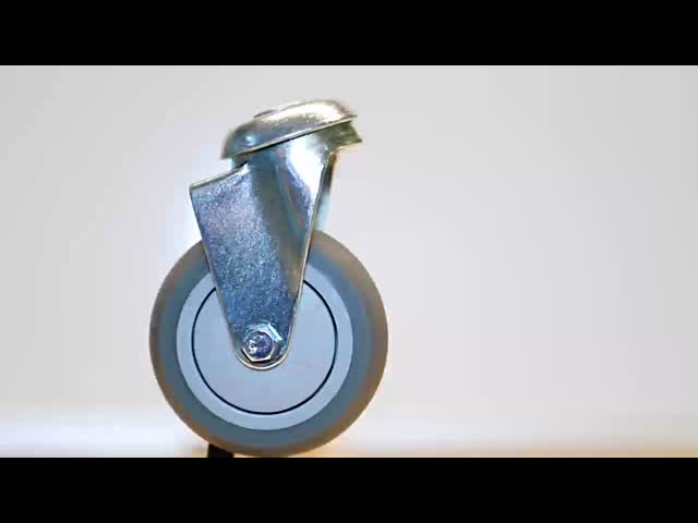 Industrial Trolley Casters with TPR Wheels & Ball Bearings – Top Plate Mounted Mobility Solution