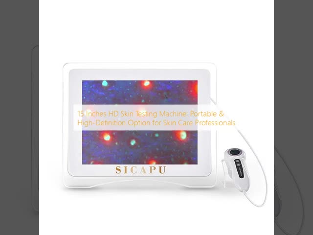 15 Inches HD Portable Skin Analysis Machine High Definition Skin Care Analysis Machine