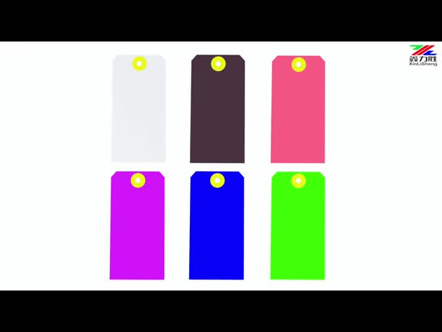 Custom  Waterproof Blank  Shipping Tag Synthetic Paper Hang Tags.