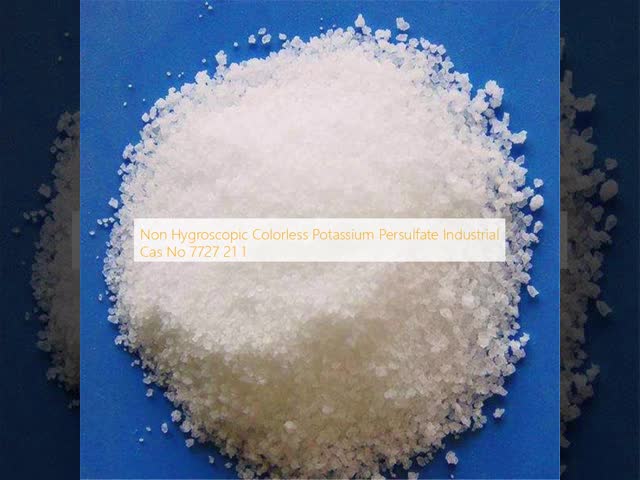 Non Hygroscopic Colorless Potassium Persulfate Industrial Cas No 7727 21 1