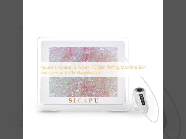 Industrial Skin Anazlyzer 15 Inches HD Skin Testing Machine With 70x Magnification