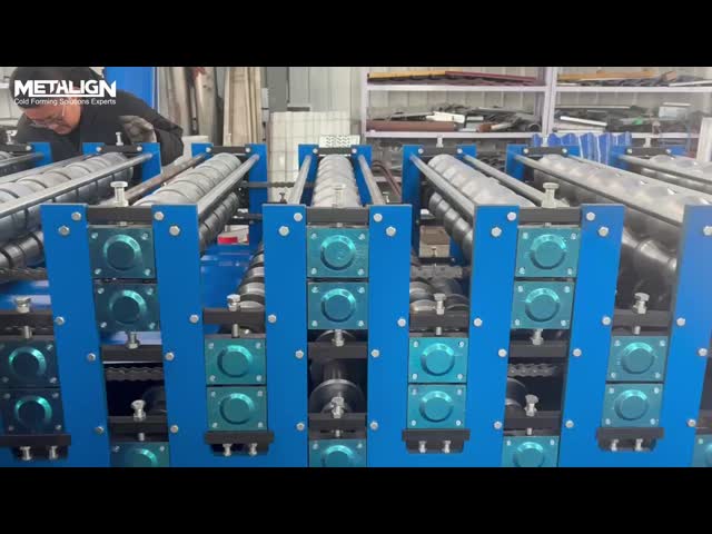 Three Layer Roof Panel Roll Forming Machine With Roof Tile