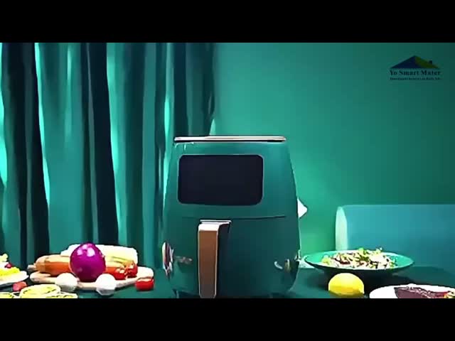 4.5L-6L Commercial Air Fryer Adjustable French Fry Machine 1400W 50Hz/60Hz