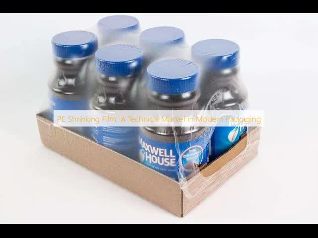 PE Shrinking Film with 30–200 Microns Thickness 100–2000 mm Width and 30–1000 meters Length for Industrial Packaging