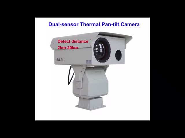 PTZ Infrared Thermal Long Range Night Vision Camera With Intelligent Alarm System