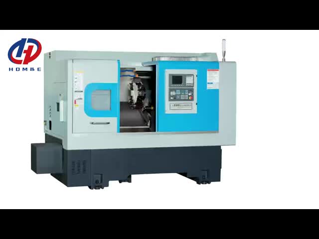 Interpolation Y-axis Turning and Milling Center HTCSY50-S BMT55 12 Turret Double Spindle CNC Turning Center