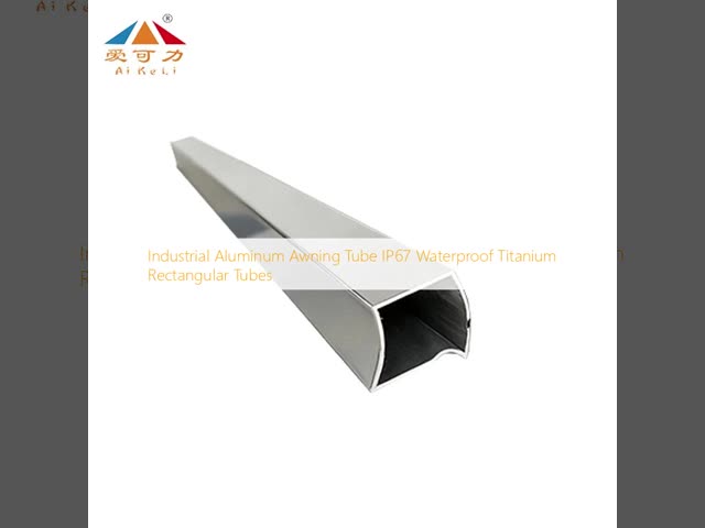 Industrial Aluminum Awning Tube Connected Titanium Tubes  New Frontier Connected