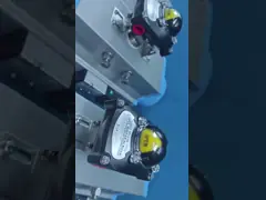 Pneumatic Fluorine Lined Flange Butterfly Valve Economical and efficient