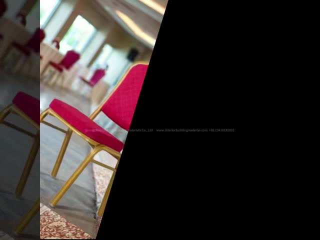Colorful Stackable Fabric Hotel Banquet Chairs For Indoor Outdoor Party Event Wedding