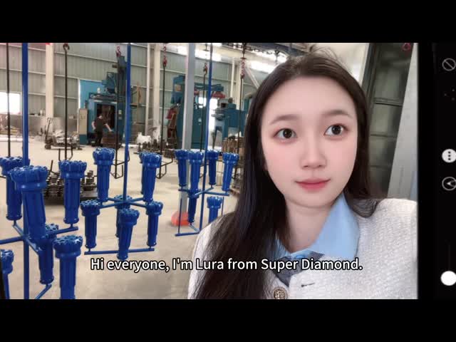 102mm 高気圧 DTH ハンマー 鉱山・建設用 ビデオ