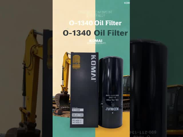Filtre à huile professionnel d'Application pour l'excavatrice 600-211-1340 600-311-1340 vidéo