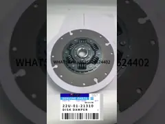 KBZE 22U-01-21310 22U0121310 KOMATSU 336*16*55 16T DISC DAMPER FOR PC200-7 PC200-8 PC228 PC270 PC290 EXCAVATOR video