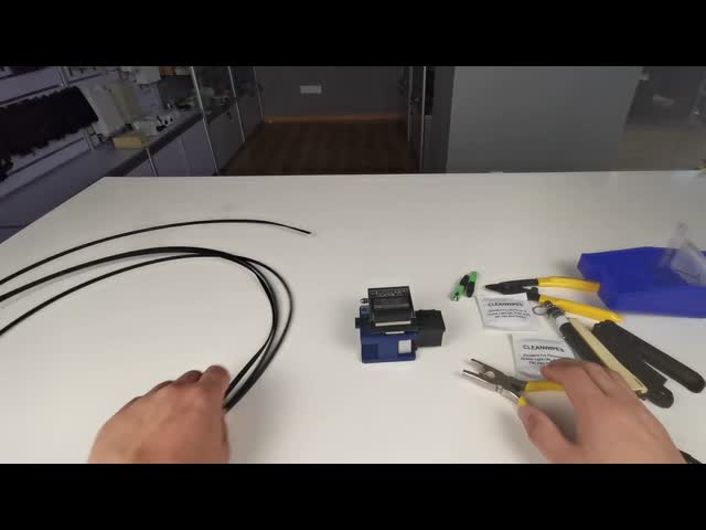 20-30 AWG Electric Wire Stripper with Yellow Handle