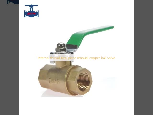 ISO9001 and ISO14001 Certified Copper Ball Valve with 18 Months Warranty and Internal Thread Two-Piece Manual Design
