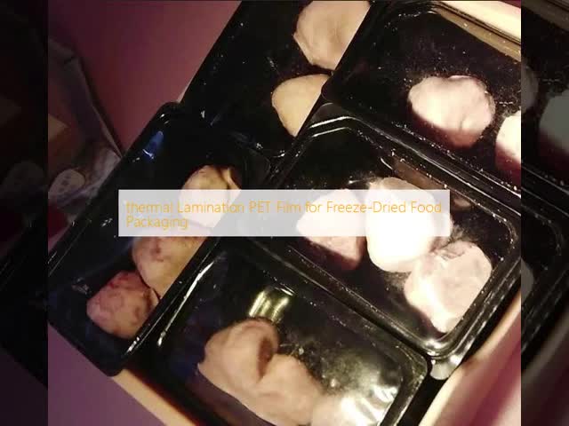 PET Thermal Lamination Film for Freeze-Dried Food Lidding Applications