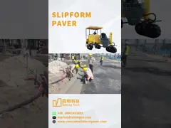 SMC-5000 Slipform Paver with Short Turning Radius 0-2500mm Paving Width video