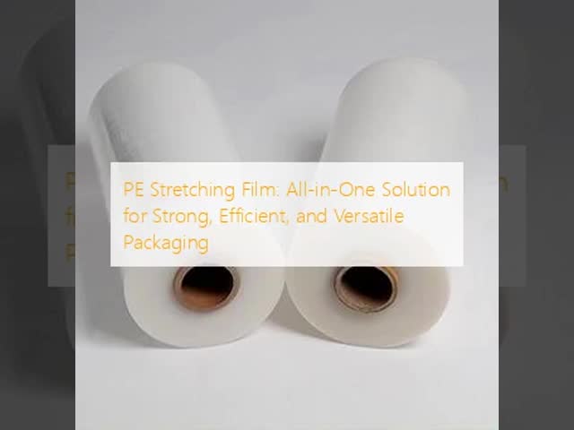 ISO 9001 Certified LLDPE Stretch Film with 300–2000 Meters Length for Industrial Packaging
