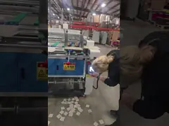 China 10-40m/Min Automatic V Grooving Machine Rigid Box Die Cutting Machine For Cardboard supplier