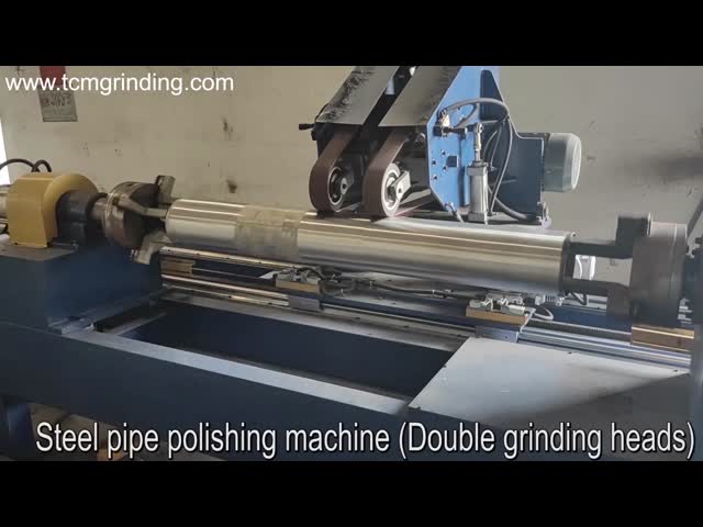 Piston Buffing Round Pipe Polishing Machine 22kw Tube Sander Polisher
