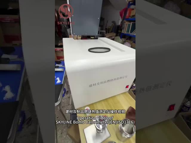 Oxygen Bomb Calorimeter / Buliding Materials Burning Calorific Value Tester
