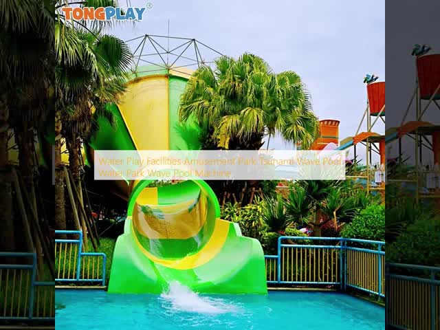 Water Play Facilities Amusement Park Tsunami Wave Pool Water Park Wave Pool Machine