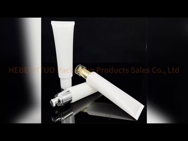 Airless Cap Bendable Cosmetic Plastic Tube With Lids Thermoplastic