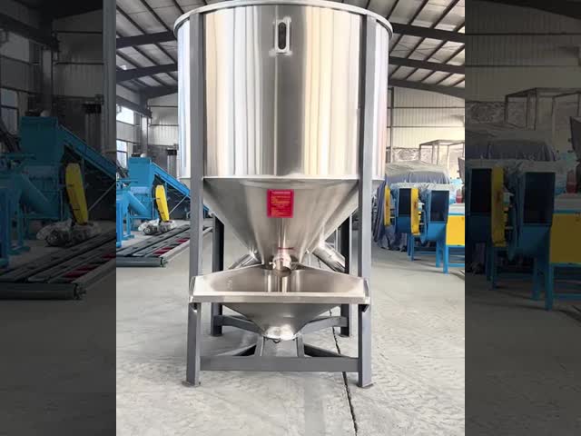 Fully Automatic Vertical Mixer with Heat Resistant and Fire Resistant Stainless Steel Mixing Drum