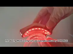 Mini Type Led Red Light Therapy Device USB Charging Silicone Lip Care