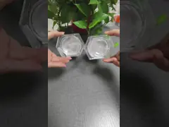 Transparent PET Plastic Jars For Candies Biscuits And Nuts Wide-Mouth Food Packaging Jars