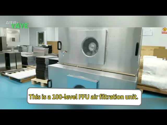 Custom Design FFU Fan Filter Unit with Class100-1000 Purification 1175*1175*250mm and 0.45 M/s Wind Speed