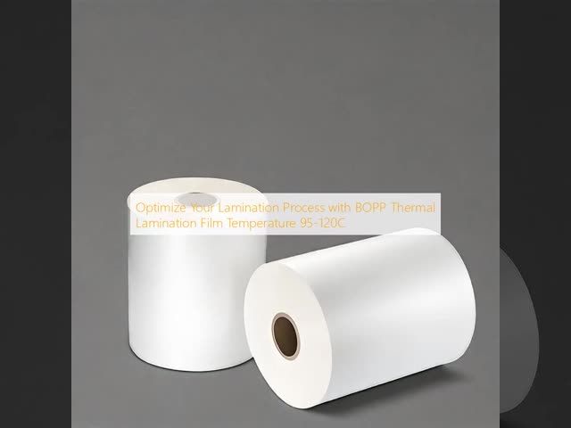 Optimize Your Lamination Process with BOPP Thermal Lamination Film Temperature 95-120C