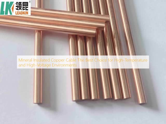 Mineral Insulated Copper Cable with Low Smoke Emission High Purity MgO Insulation and Customizable Options for Industrial Applications