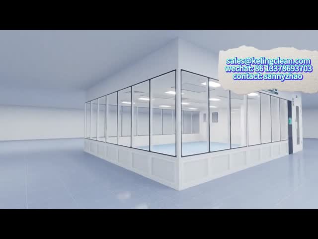 PLC Control Class 100 Softwall Clean Room Customized Size With 1 Year Warranty