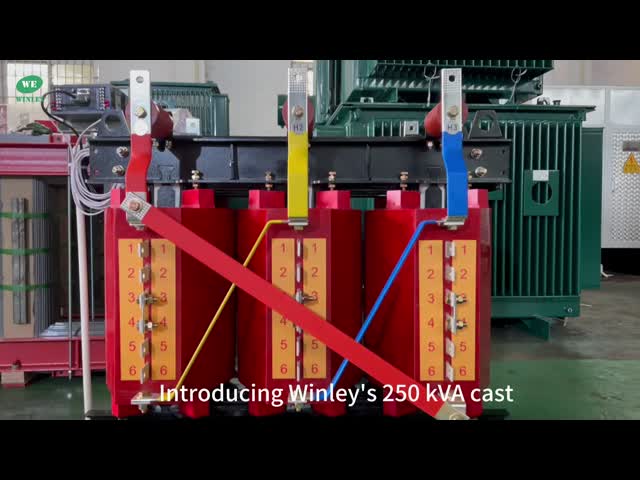 250kva Cast Coil Transformer Dry Type 400v Cast Resin Electrical Distribution Transformers